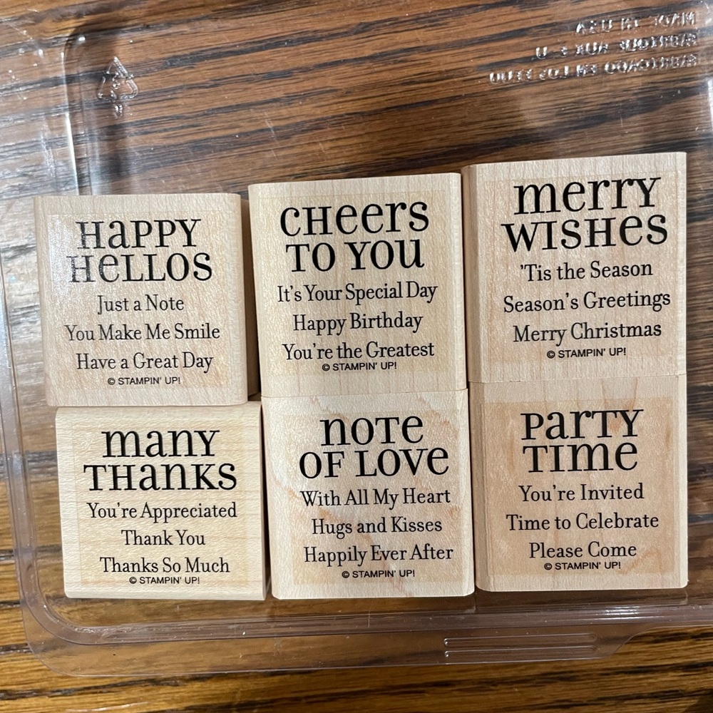 Lots of Thoughts rubber stamp set